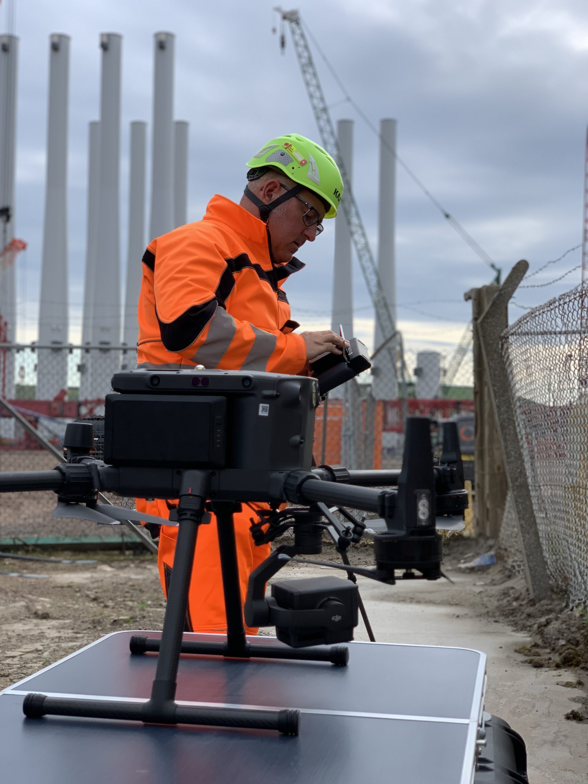 using drone for renewable energy projects